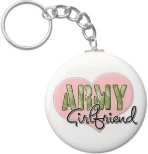 2.25 Inch Army Girlfriend Keychain