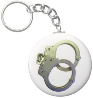 2.25 Inch Handcuff Keychain