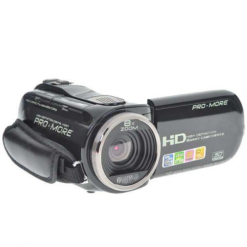 2.7" TFT LCD 5.0MP CMOS Digital Video Camcorder w/ 8X Digital Zoom/TV Out/SD Slot (4*AAA)