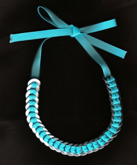 Washer Necklace - Turquoise