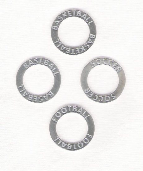 Affirmation/Message Rings - Sports