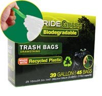 39-Gallon Drawstring PrideGreenâ„¢ Biodegradable Trash Bags