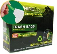 33-Gallon Drawstring PrideGreenâ„¢ Biodegradable Trash Bags