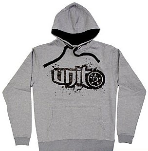 Size Large - Unit Riders MX Shred Gray Pullover Hooded Sweatshirt Hoodie Hoody - L