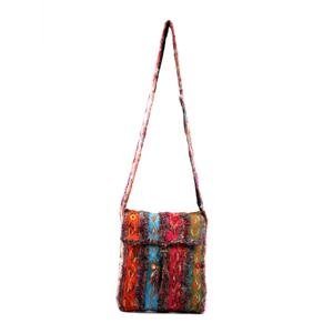 Recycled Silk Ladies Shoulder Bag