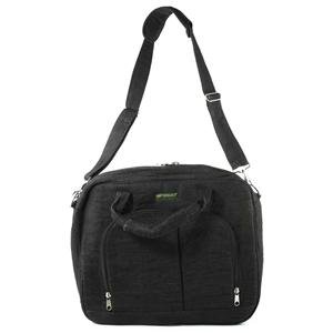 Padded Hemp Computer Bag - Black