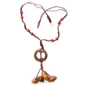 Tegua Jewelry - Natural, Round, 4 Seeds