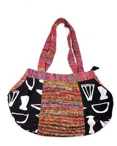 Cotton & Silk Round Ladies Bag