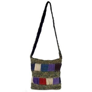 Patchwork Hemp Shoulder Bag