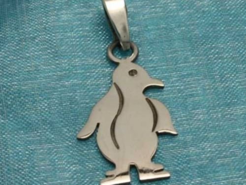 Sterling Silver Small Penguin Pendant .925 Taxco Mexico