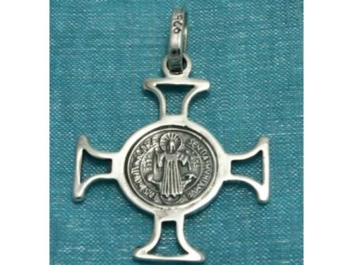 Sterling Silver Christian Cross Pendant .925 Taxco Mx