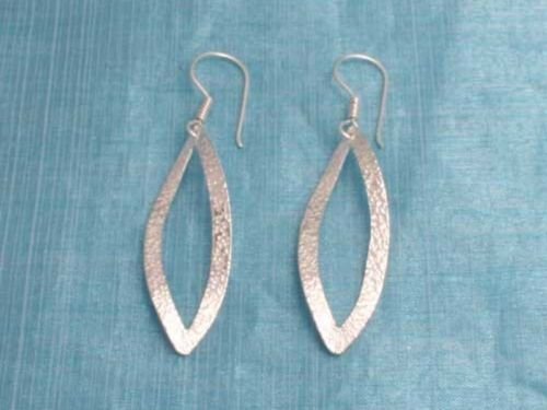 Sterling Silver Long Dangle Earrings From Taxco Mex 925