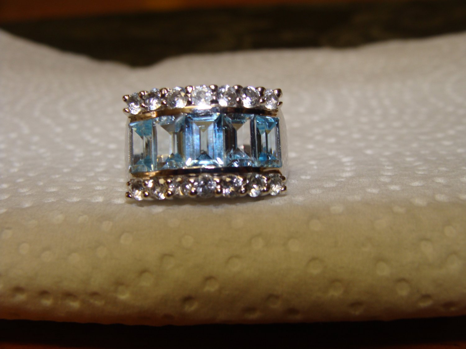 Light Blue Topaz Ring