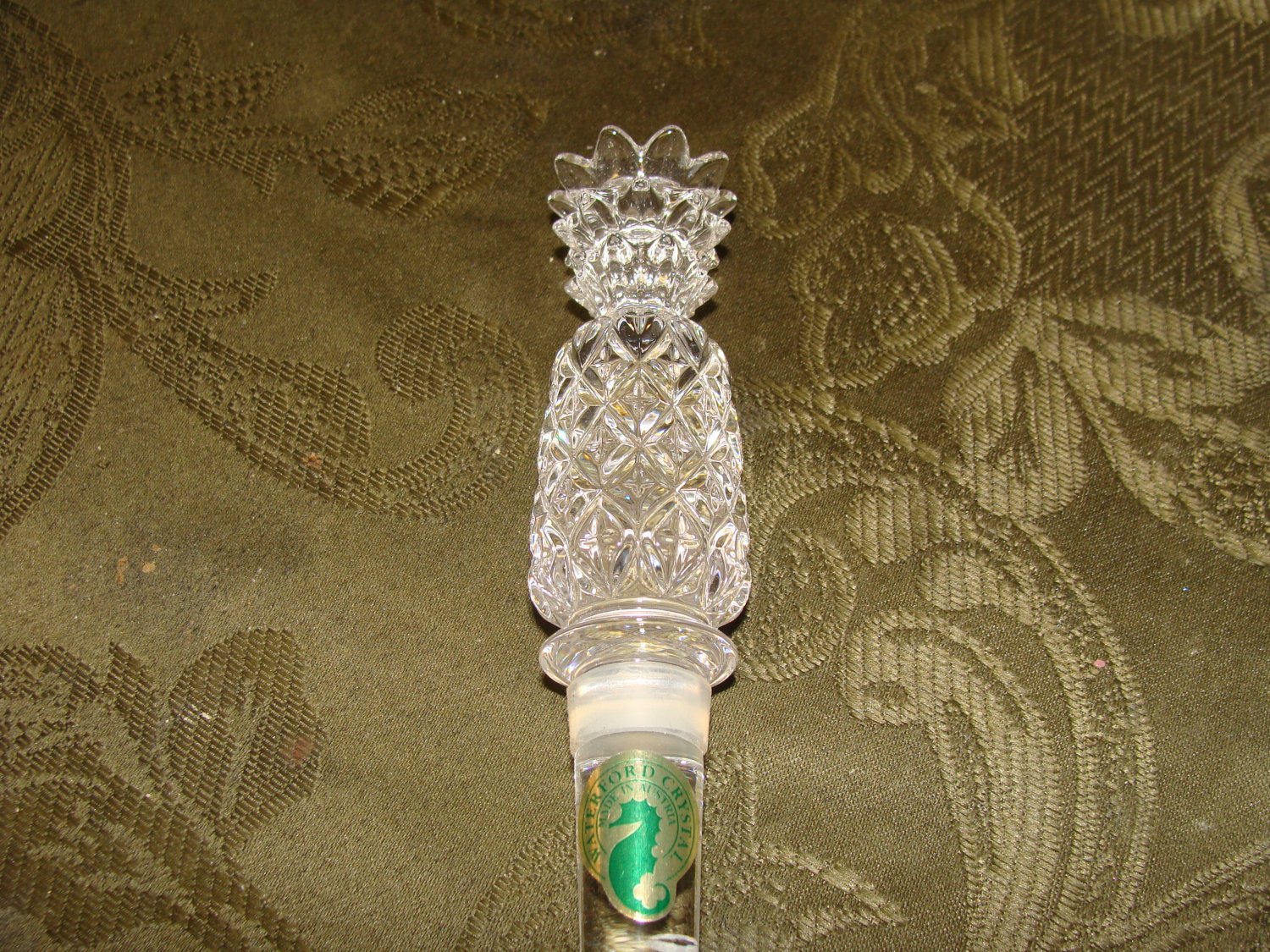 Waterford crystal bottle stopper