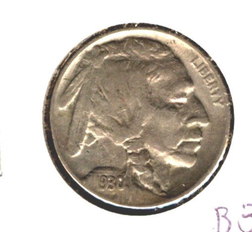 1930 (XF) BUFFALO NICKEL (M02) FULL HORN