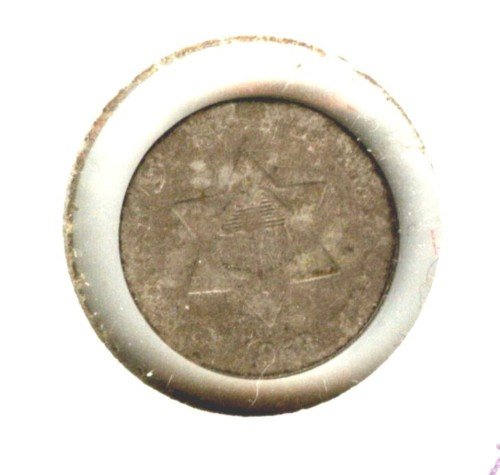 1853 (VG) 3 CENT PIECE (B37) SILVER