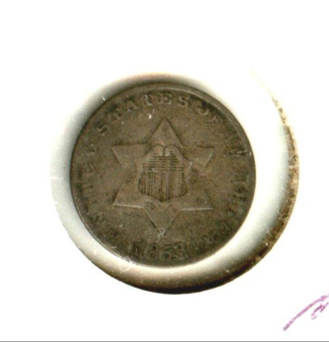 1853 (F) 3 CENT PIECE (M03) SILVER