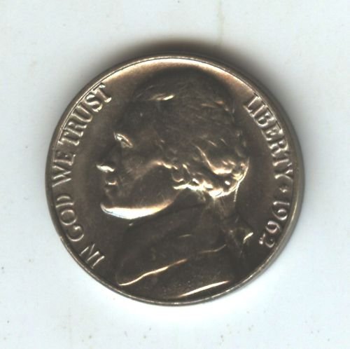 1962P Choice BU Jefferson Nickel (EB1529)