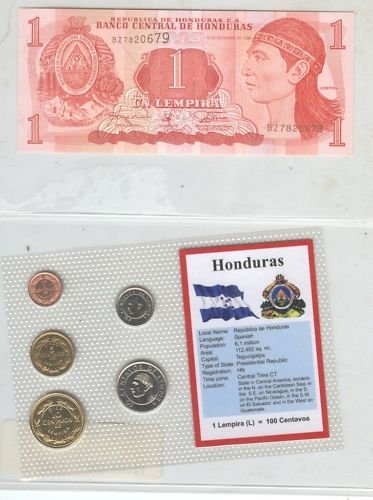 HONDURAS UNCIRCULATED CURRENCY AND COINAGE COLLECTION
