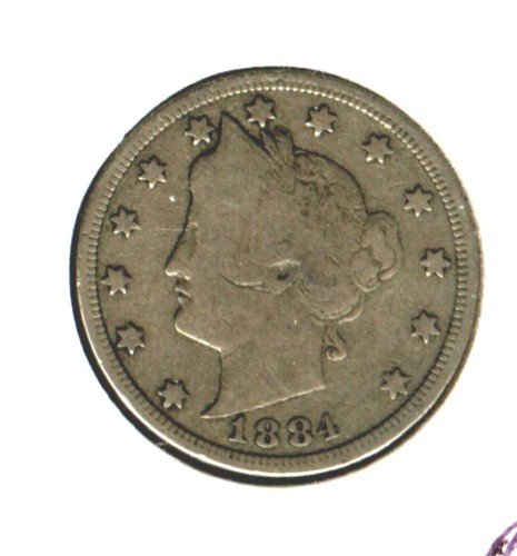 1884 (VG) LIBERTY NICKEL (M08)