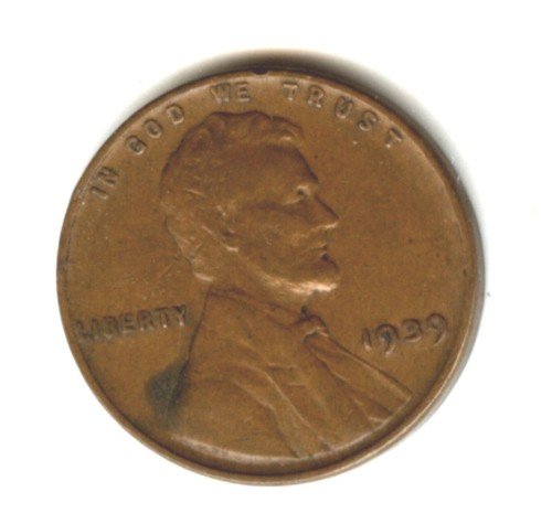 1939 (VF) LINCOLN PENNY (EB1489)