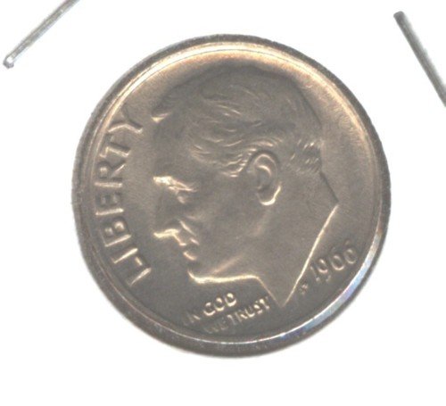 1966 Gem BU Roosevelt Dime (EB1478)