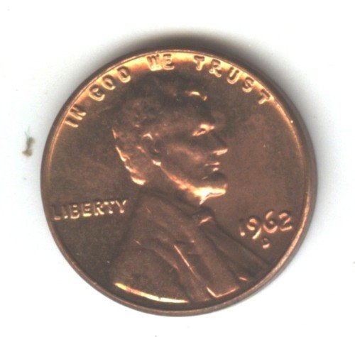1962D (BU) MEMORIAL LINCOLN PENNY (EB1470)
