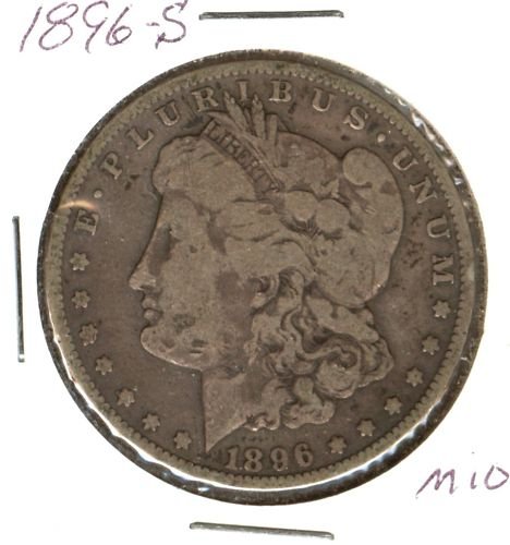 1896S MORGAN DOLLAR (M10) SILVER