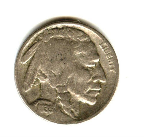 1935 (VG) BUFFALO NICKEL (EB1344)