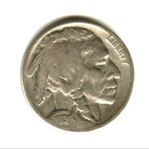 1934 (VG) BUFFALO NICKEL (EB1380)