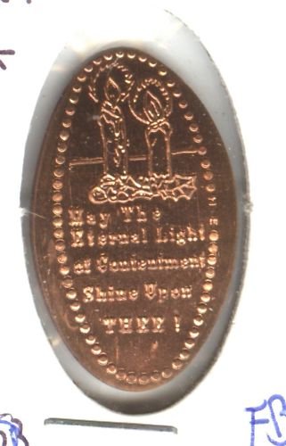 ELONGATED PENNY TOKEN (ETERNAL LIGHT) EB1256