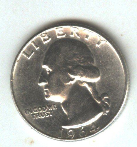 1964 (AU) WASHINGTON QUARTER (W120) SILVER