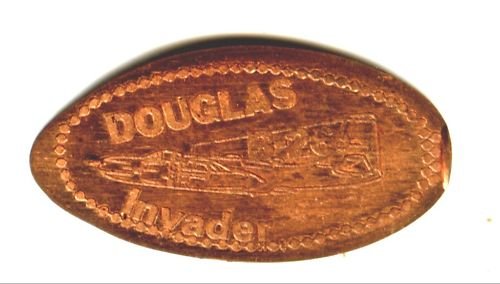 ELONGATED PENNY TOKEN (DOUGLAS INVADER) EB1400