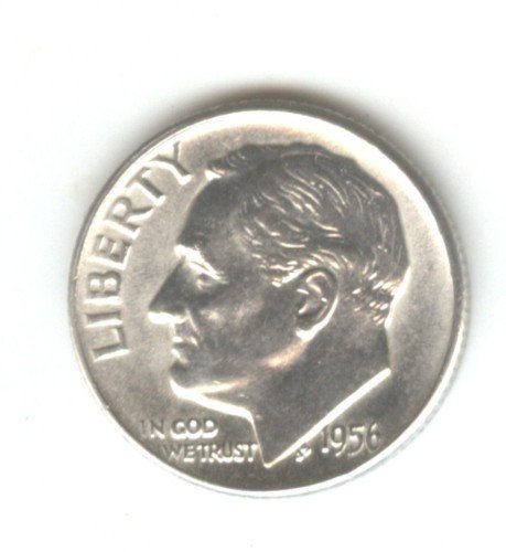 1956D (BU) ROOSEVELT DIME (W109) SILVER
