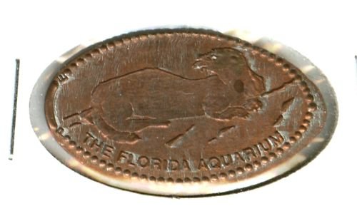 ELONGATED PENNY TOKEN (FLORIDA AQUARIUM) EB1173