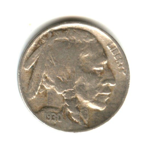 1930 (VG) BUFFALO NICKEL (W1)