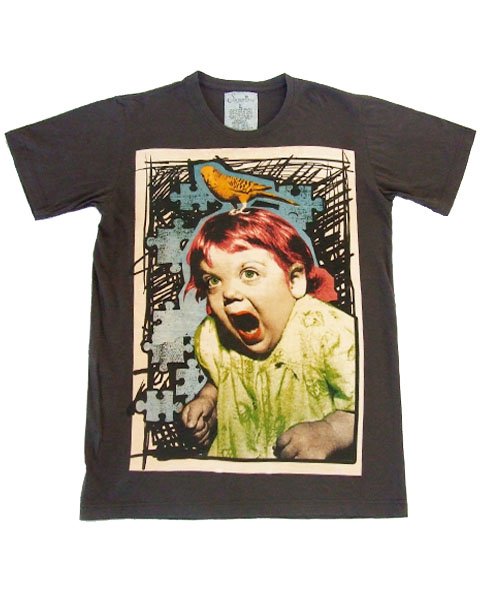 T-shirt SP01 L Scream Bird Cry Rock Punk Retro Vintage Extream