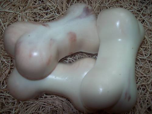 3 Dog Bone Shaped Shea Butter Soaps~CHOICE OF SCENT!~