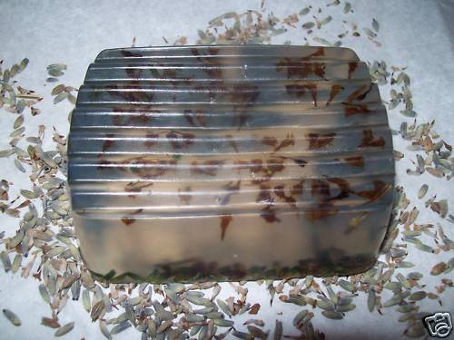Handmade Soap~w/ Lavender Buds~LAVENDER SANDALWOOD EOs