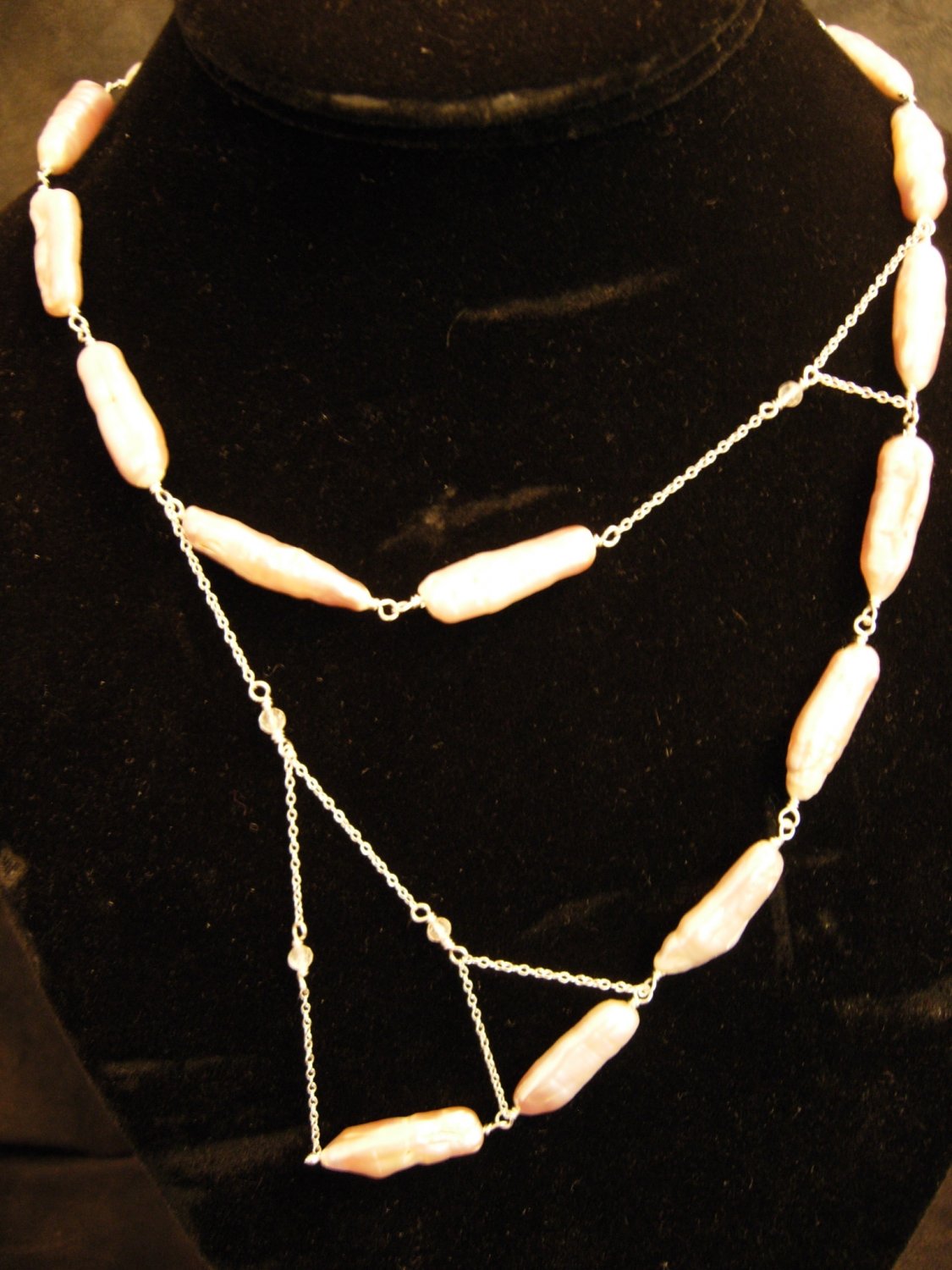 Spiraling Pearls-Biwa Style