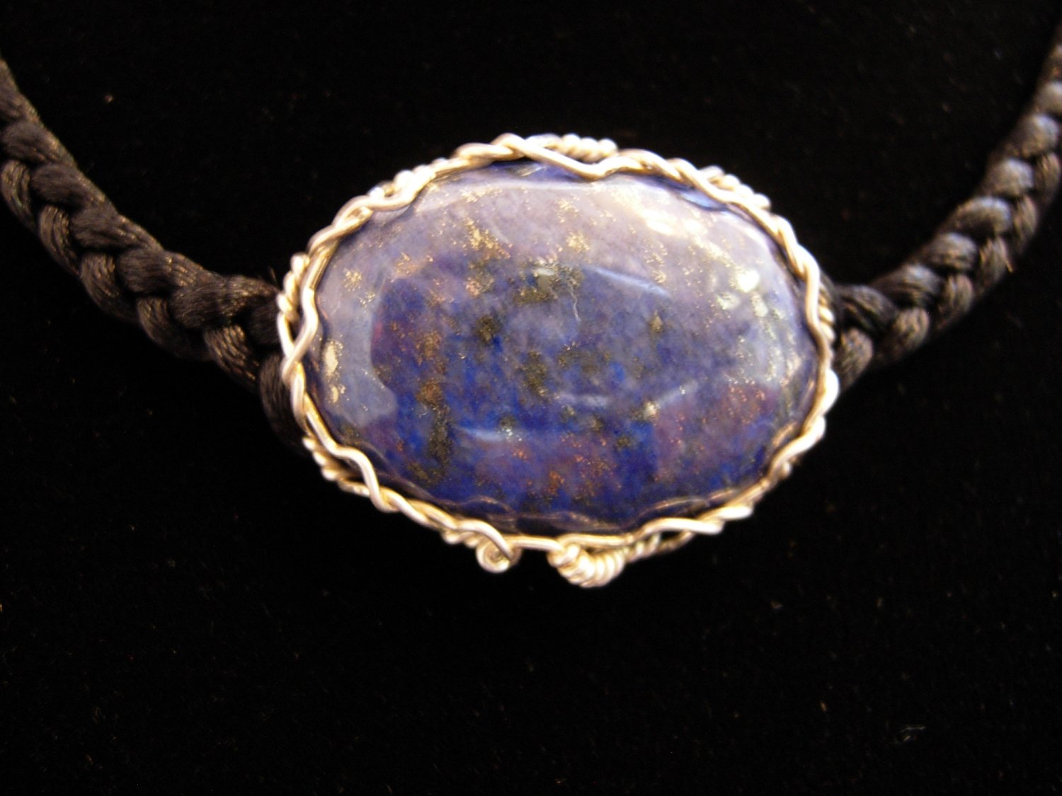 Twisted Lapis Choker