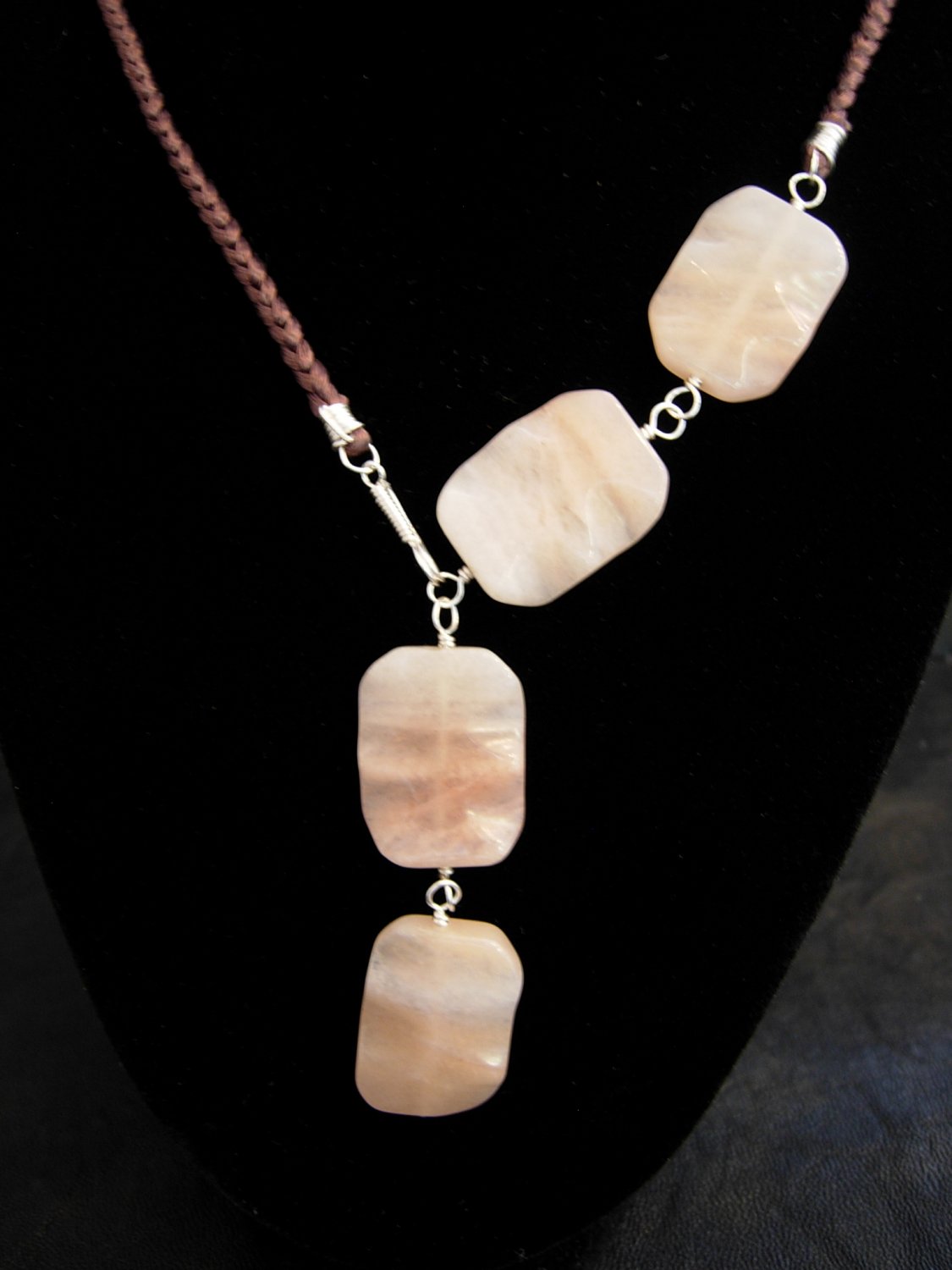 Asymmetric Peach Jade