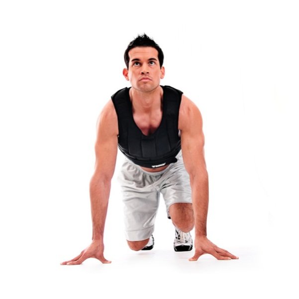 TKO 20 lb. Adjustable Weighted Strength Training Vest