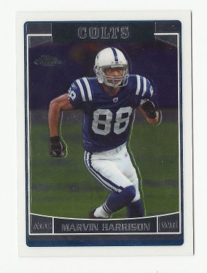 Marvin Harrison 2006 Topps Chrome Single Card #123 Indianpolis Colts