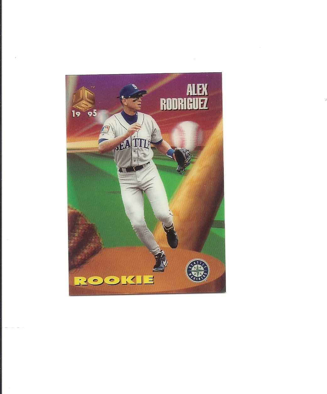 Alex Rodriguez 1995 Pinnacle Sportflix Rookie Card 115 Seattle