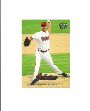 Randy Johnson 2007 Fleer Ultra Card #2 Arizona Diamondbacks