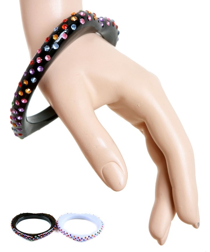 rhinestone heart bracelets