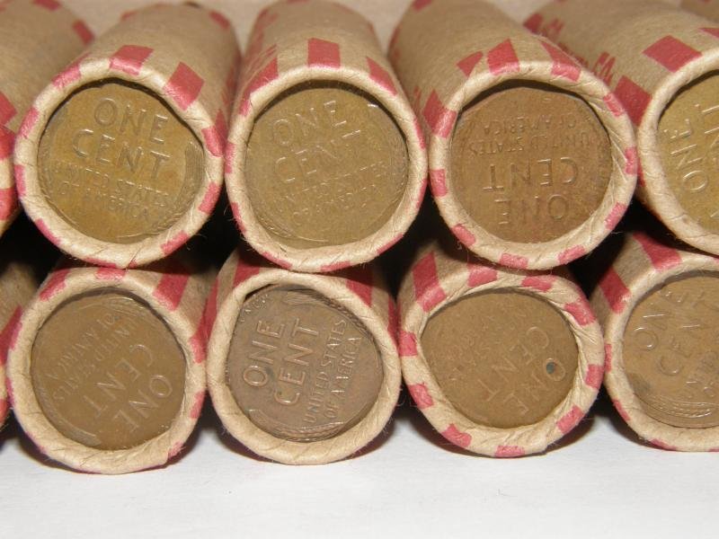 1942 D Wheat Penny Roll