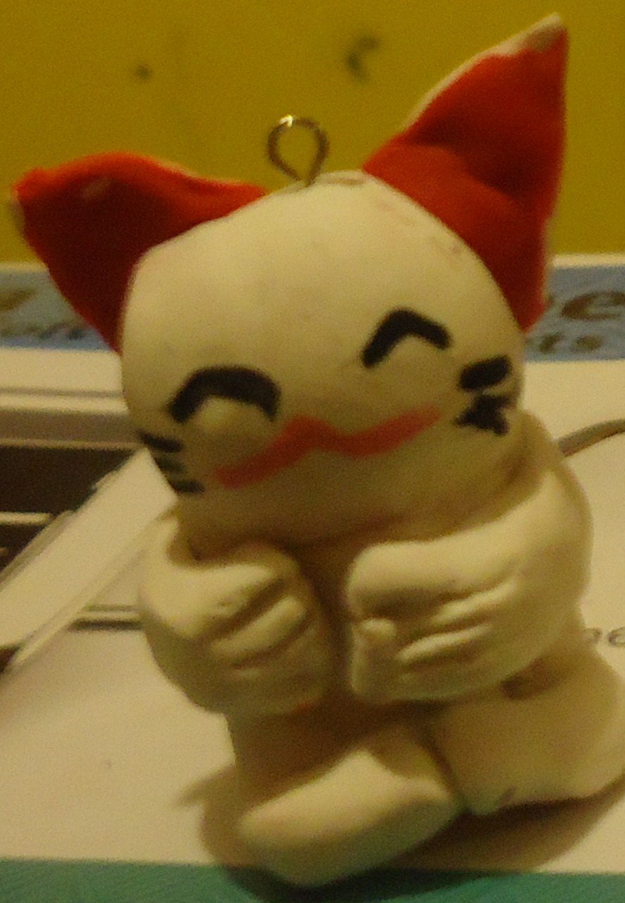 Kawaii Wise Kitty Charm