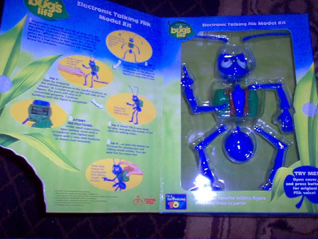 A Bug's Life - Disney Pixar - Electronic Talking Flik Model Kit